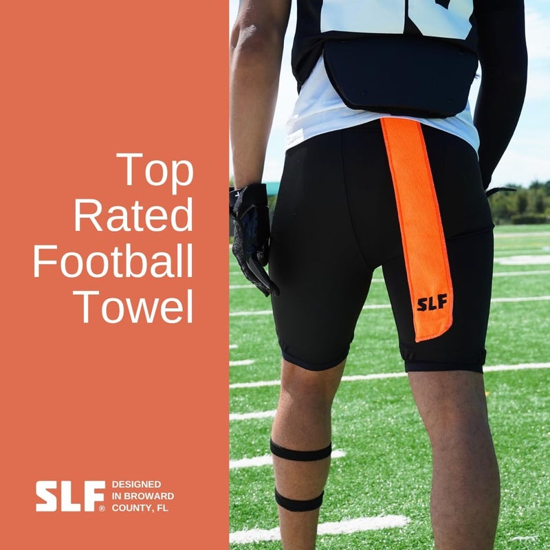 SLEEFS Hue Orange Thin Football Towel with Logo - Image 4